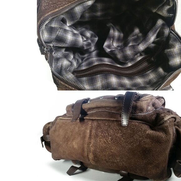 Chloe Shearling Satchel 'Ollie' Chocolate Brown Y2K Bag - Picture 10 of 12